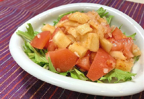 今日のキムチレシピ：トマトの玉ねぎキムチドレ