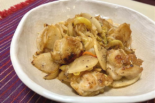 今日のキムチ料理レシピ：鶏肉と大根のキムチ炒め