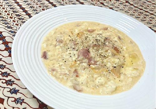今日のキムチ料理レシピ：豆腐とキムチのリゾット風