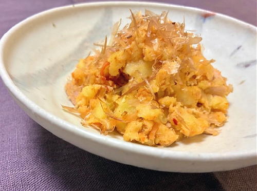 今日のキムチ料理レシピ：梅キムチ風味のツナポテトサラダ